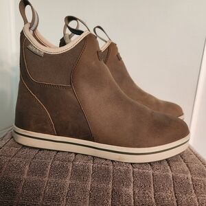 Waterproof Brown Women's Wedge Rain Boots